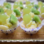Cestini di pasta frolla con crema e frutta